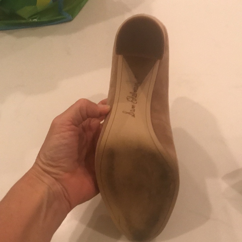 Sam Edelman suade thick heels size 9 - Picture 3 of 6